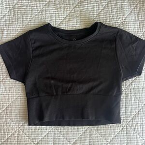 Aerie Black Crop Top